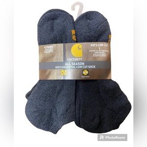 NWT Kids Carhartt Socks (L)- 6 pr